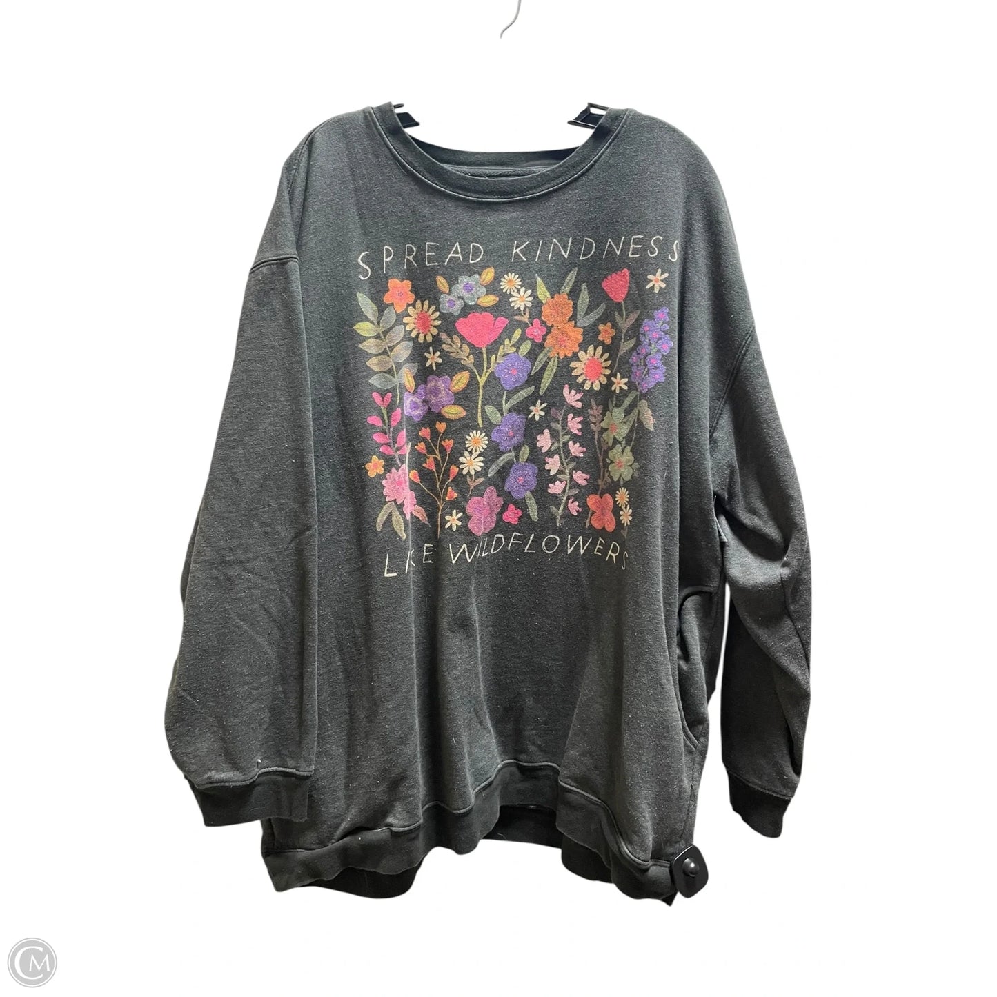 Sweatshirt Crewneck By Natural Life In Green, Size: 3x