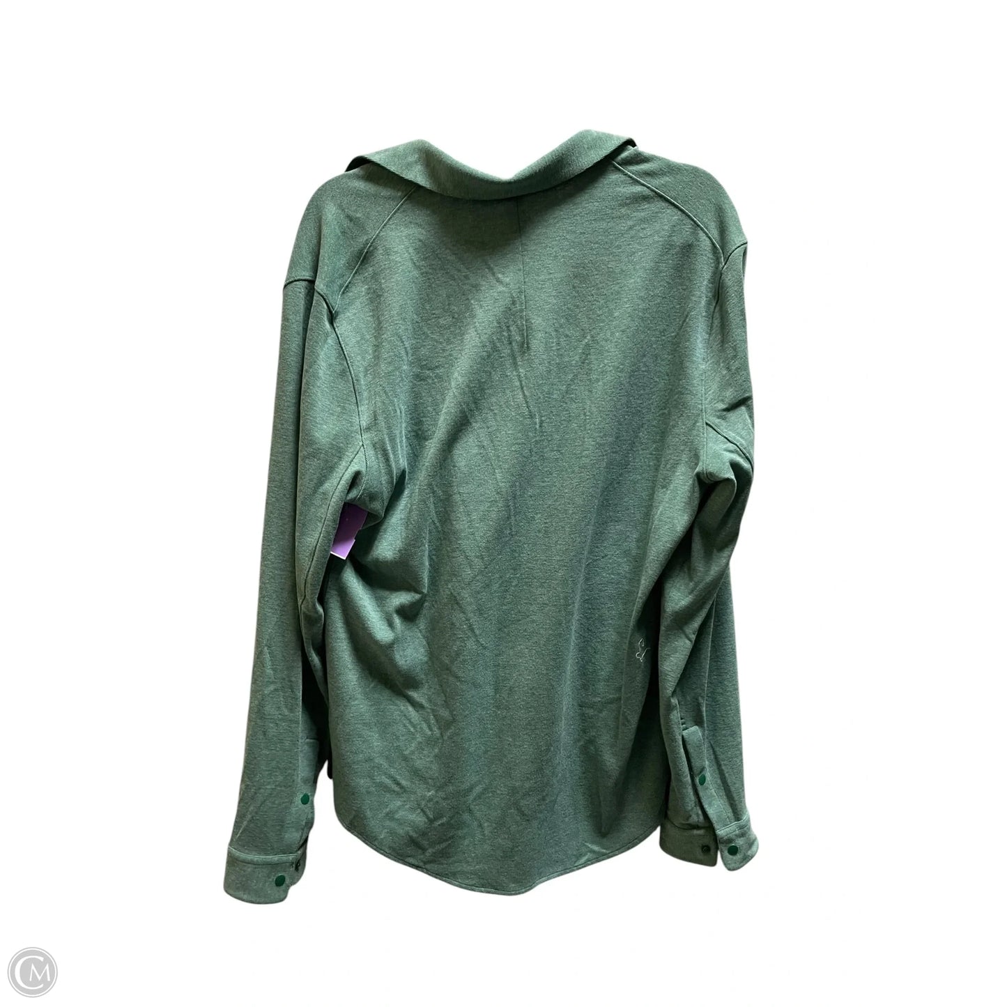 Top Long Sleeve By Lululemon In Green, Size: L