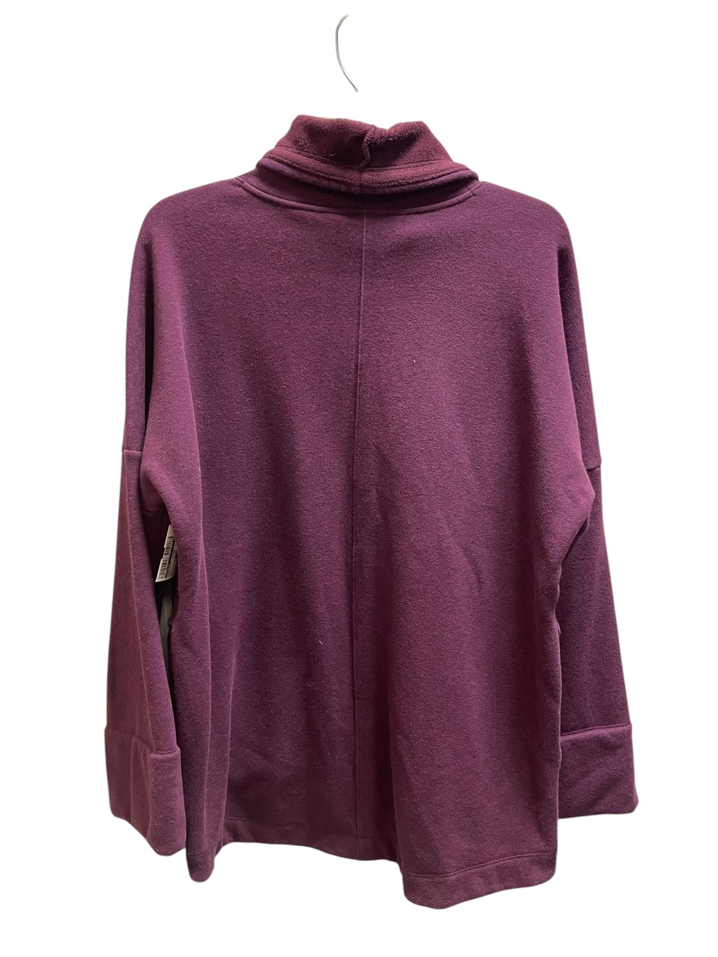 Sweatshirt Collar By Athleta In Purple, Size: M