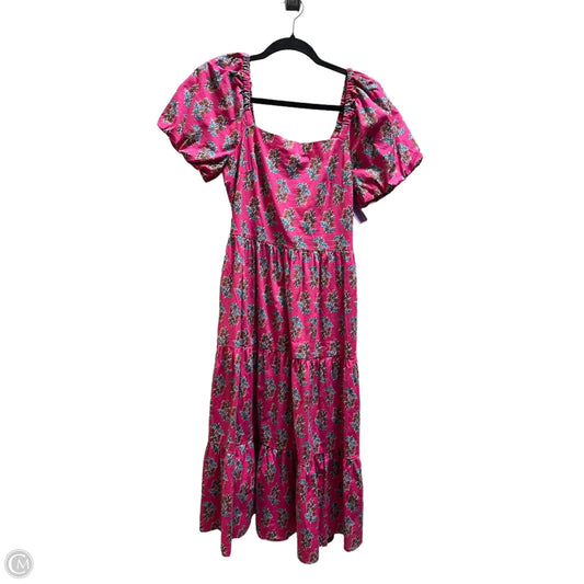 Dress Casual Maxi By J. Crew In Pink, Size: Xs