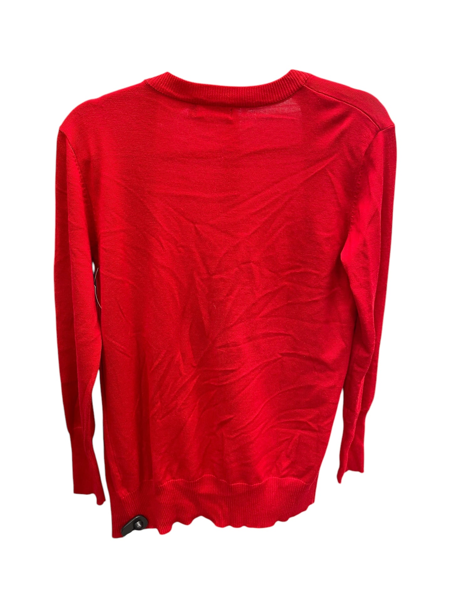 Cardigan By Clothes Mentor In Red, Size: M