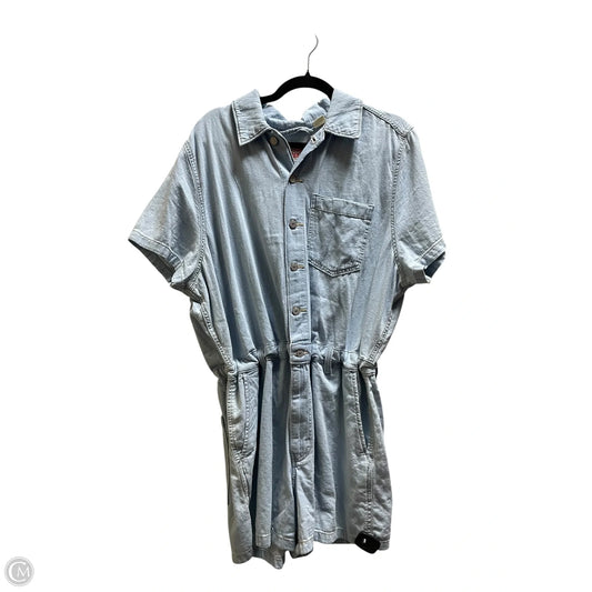 Romper By Levis In Blue Denim, Size: 2x