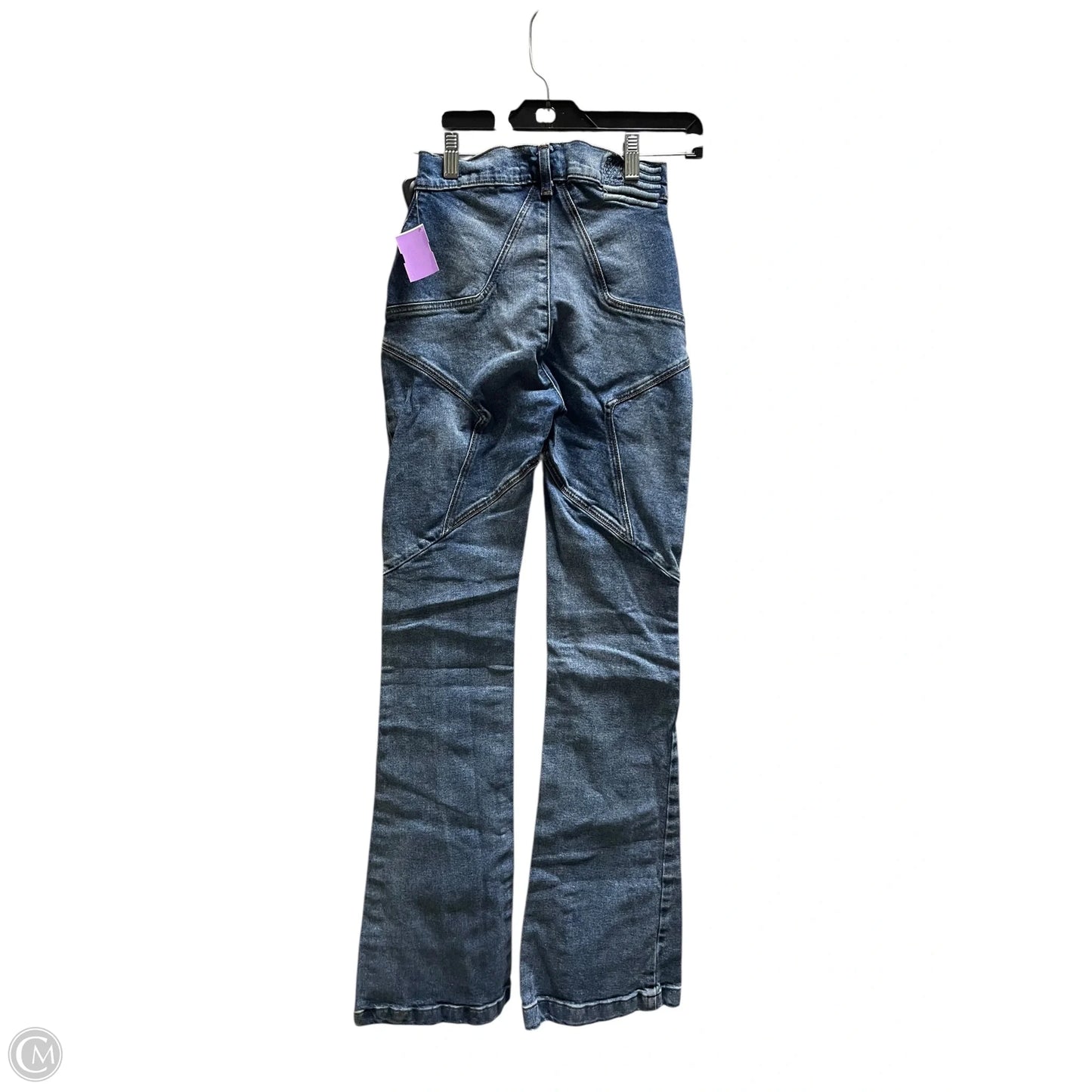 Jeans Flared By Clothes Mentor In Blue Denim, Size: 0