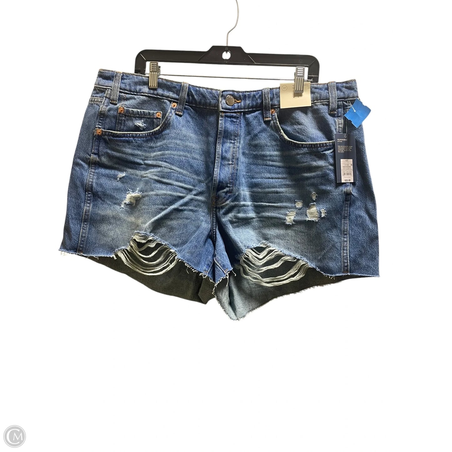 Shorts By Universal Thread In Blue Denim, Size: 16
