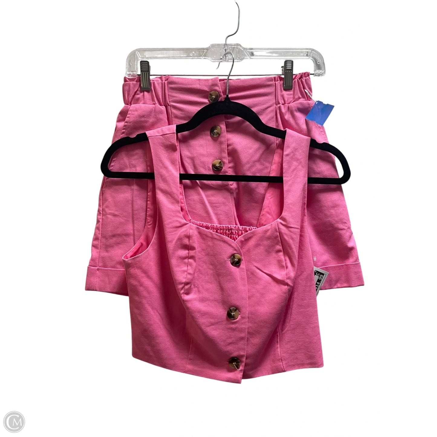 Shorts Set By Clothes Mentor In Plaid Pattern, Size: S
