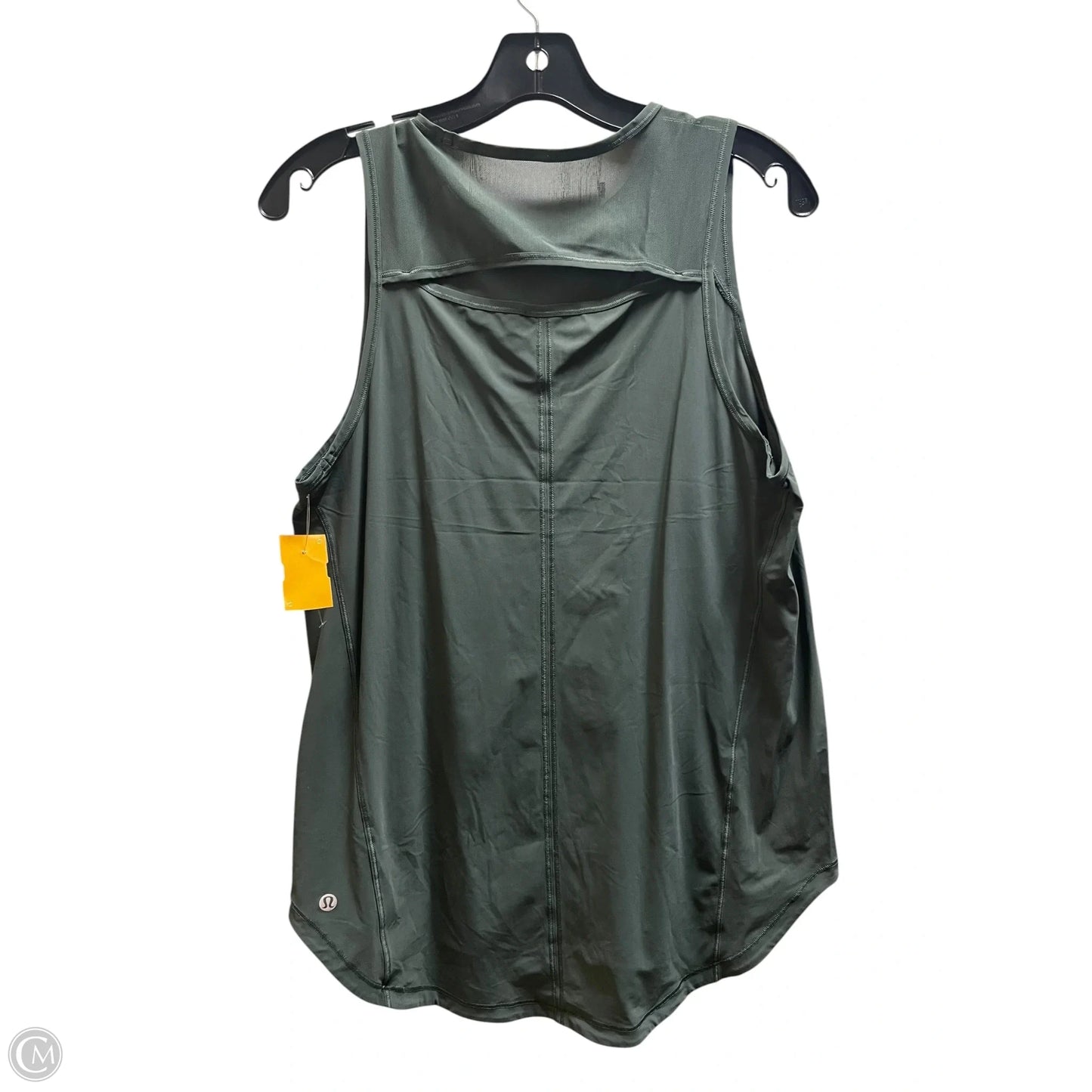 Athletic Tank Top By Lululemon In Green, Size: L