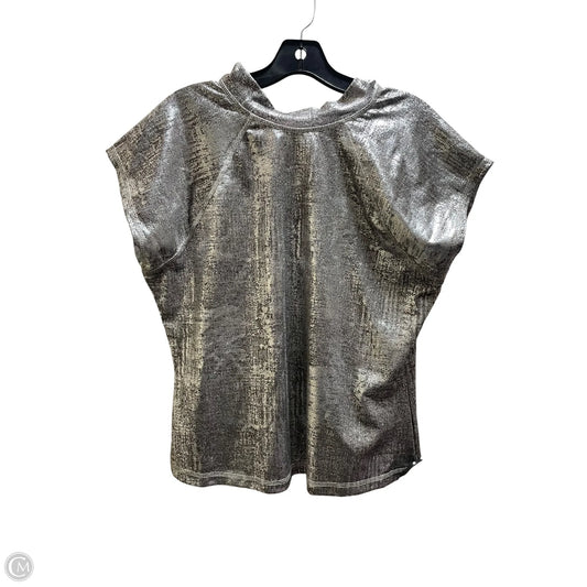 Top Sleeveless By Pilcro In Silver, Size: L