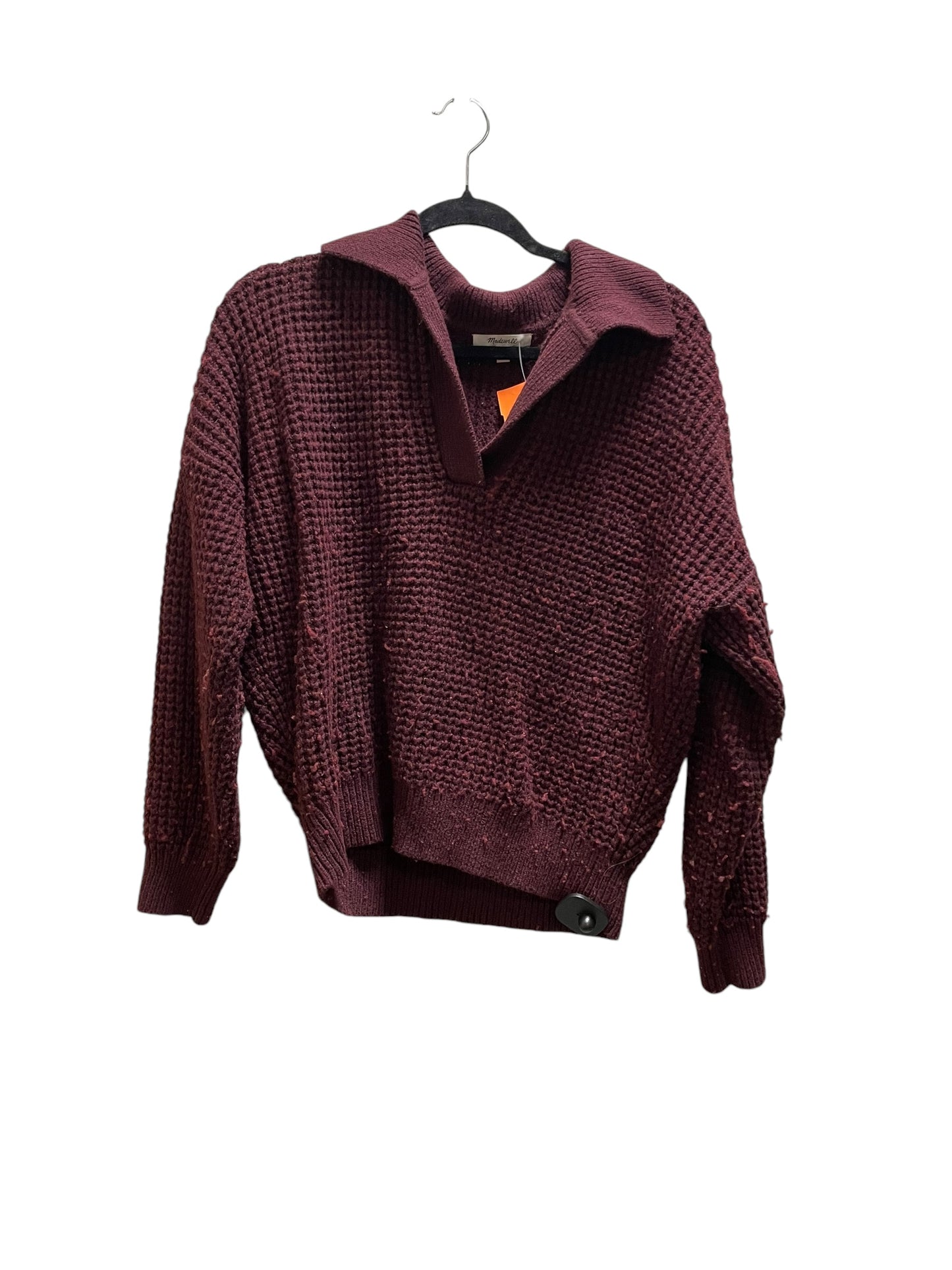 Sweater By Madewell In Maroon, Size: M