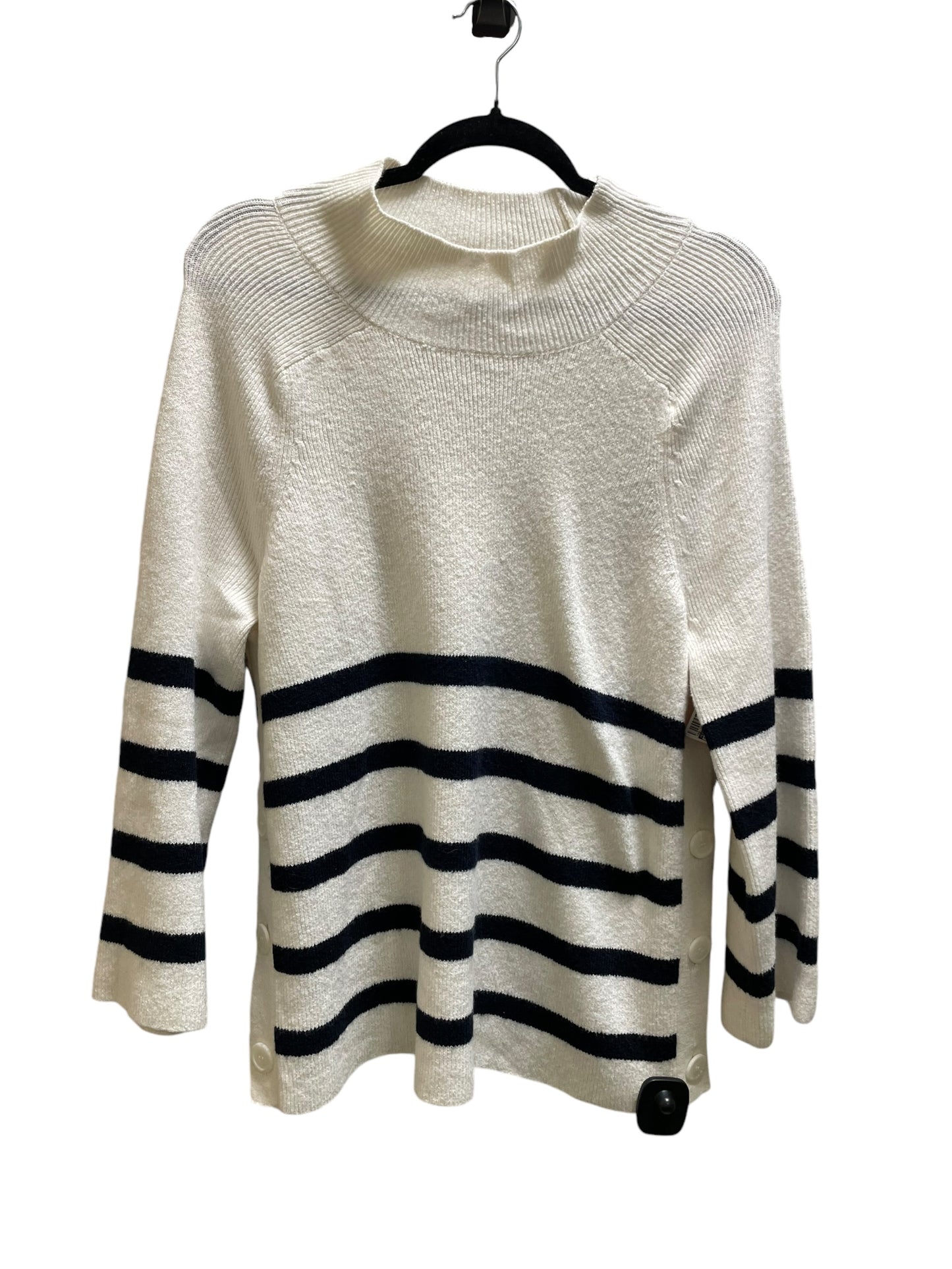 Sweater By Loft In Cream, Size: S