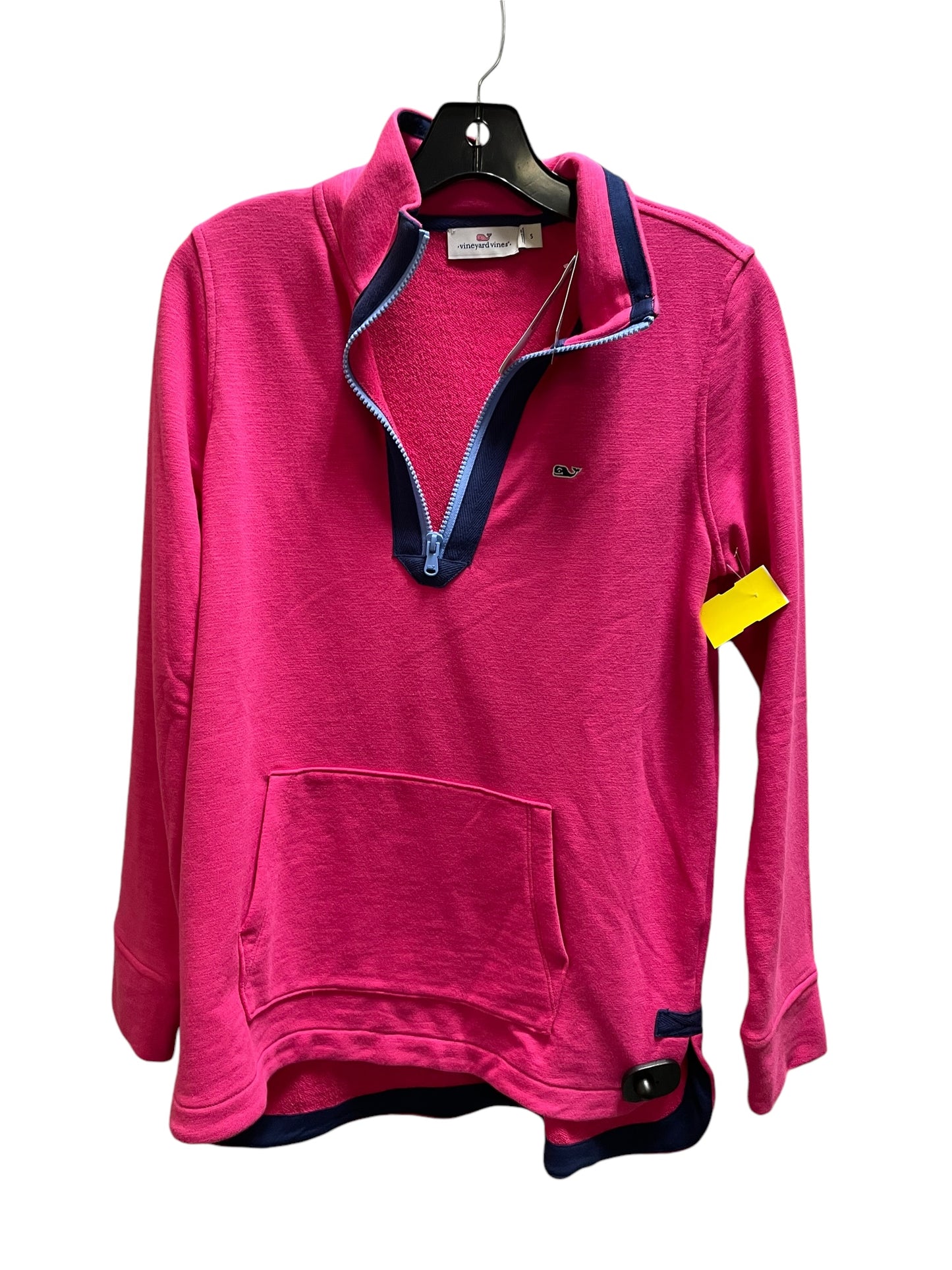 Sweatshirt Collar By Vineyard Vines In Pink, Size: S