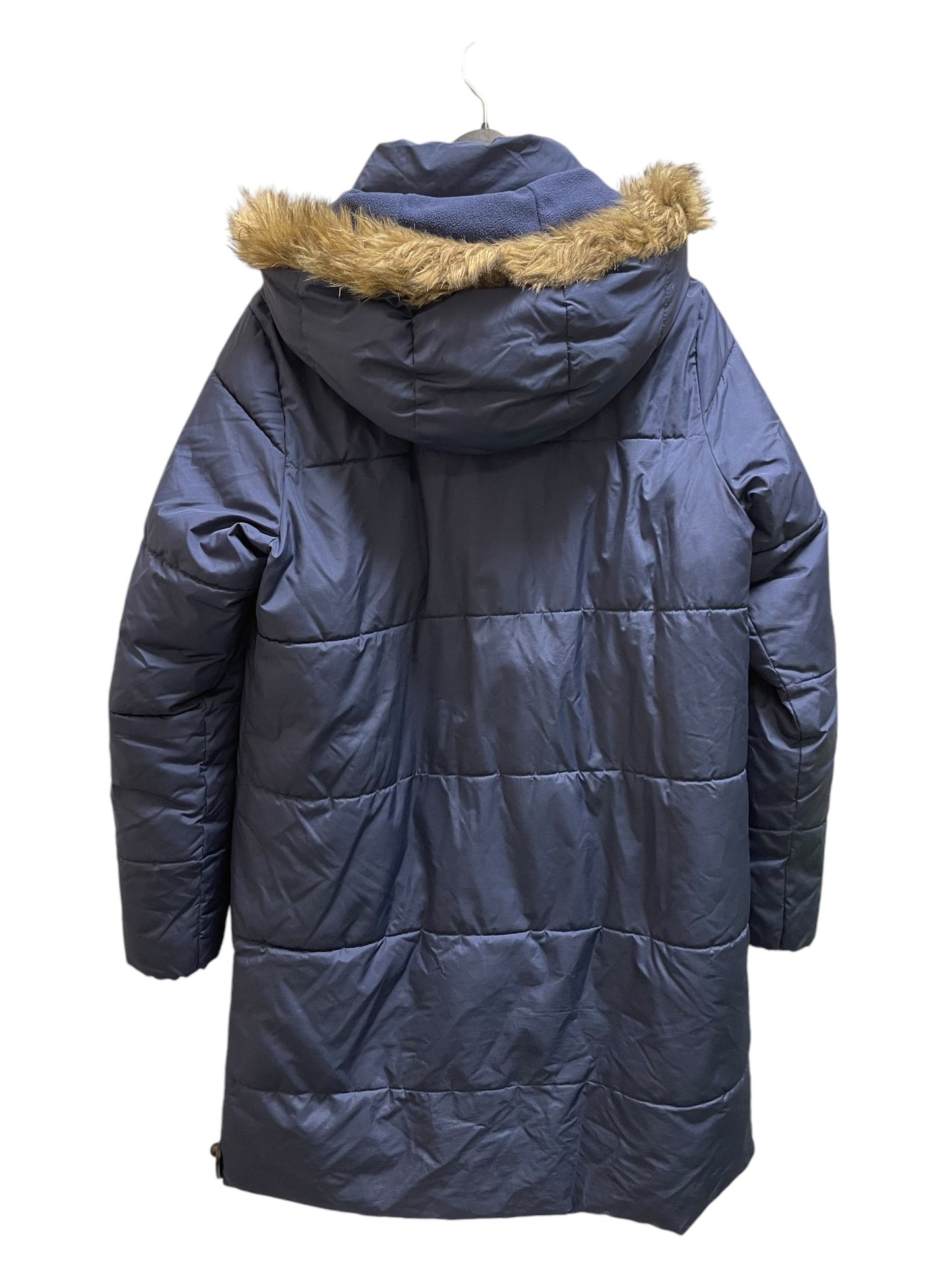 Coat Puffer & Quilted By Gap In Navy, Size: M