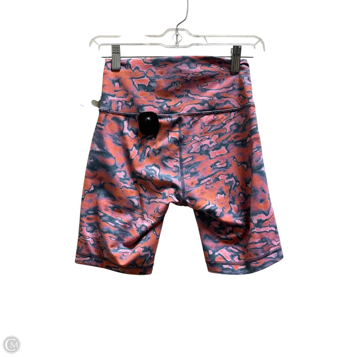 Athletic Shorts By Lululemon In Orange, Size: 6