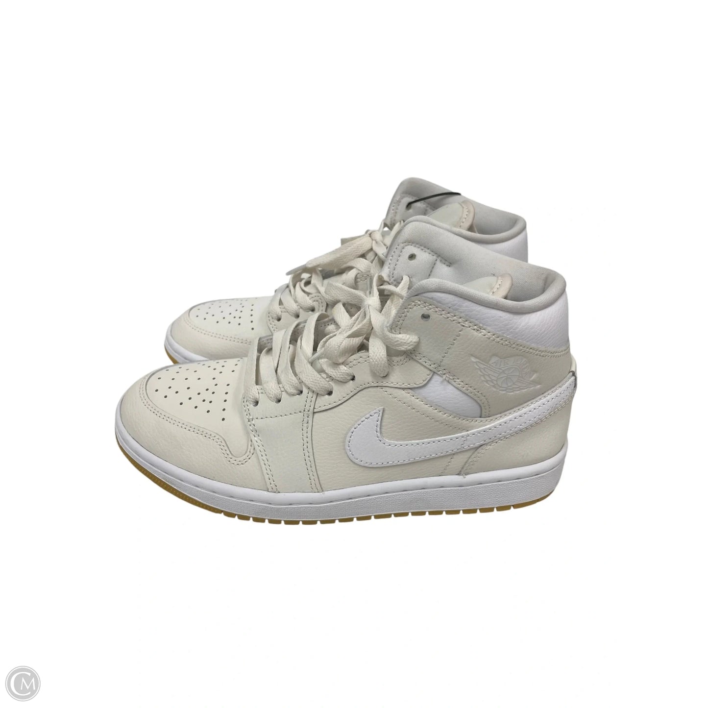 Shoes Luxury Designer By Jordan In Cream, Size: 8