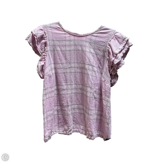 Top Sleeveless By A New Day In Pink, Size: L