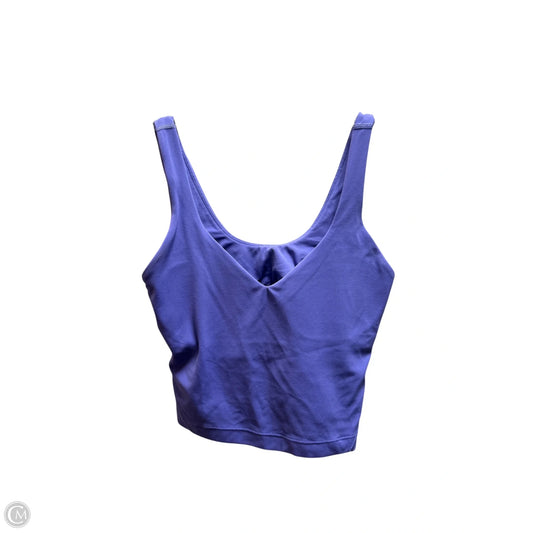 Athletic Tank Top By Lululemon In Purple, Size: 2
