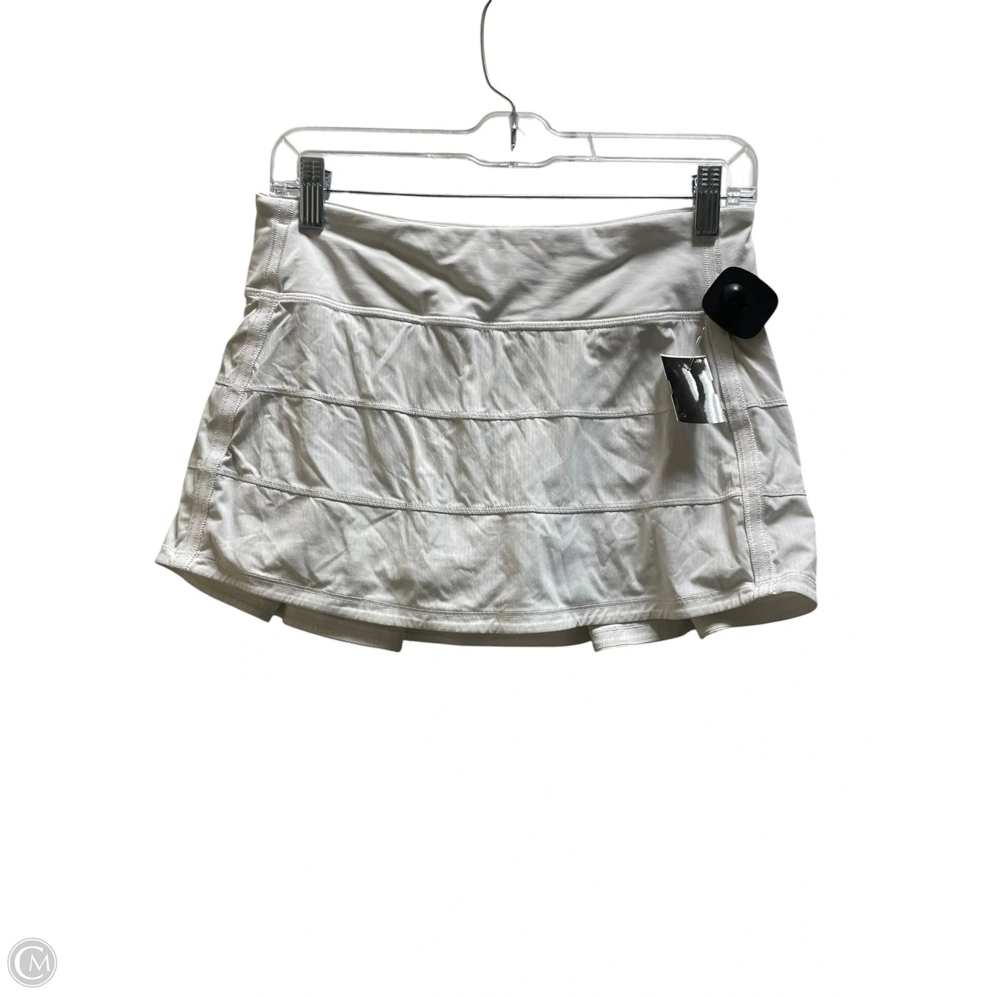 Athletic Skirt By Lululemon In White, Size: 6