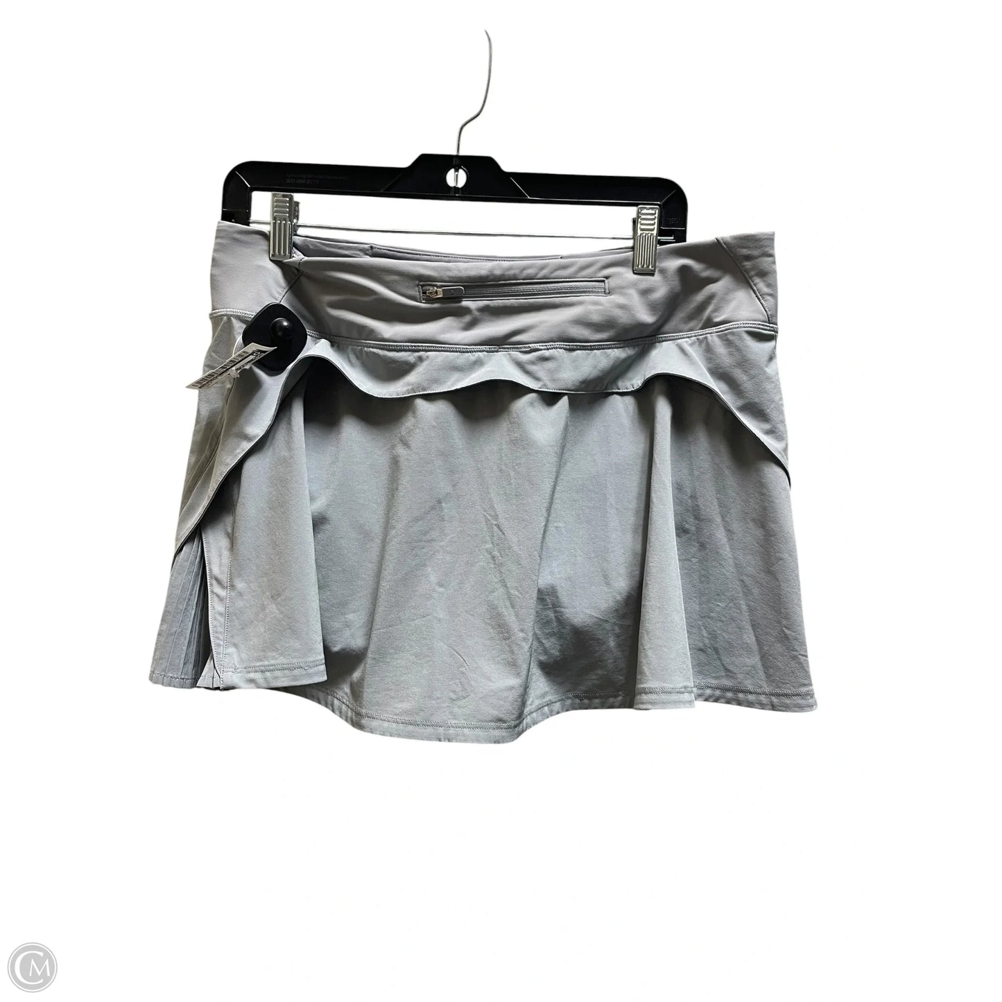 Athletic Skirt By Lululemon In Grey, Size: 8