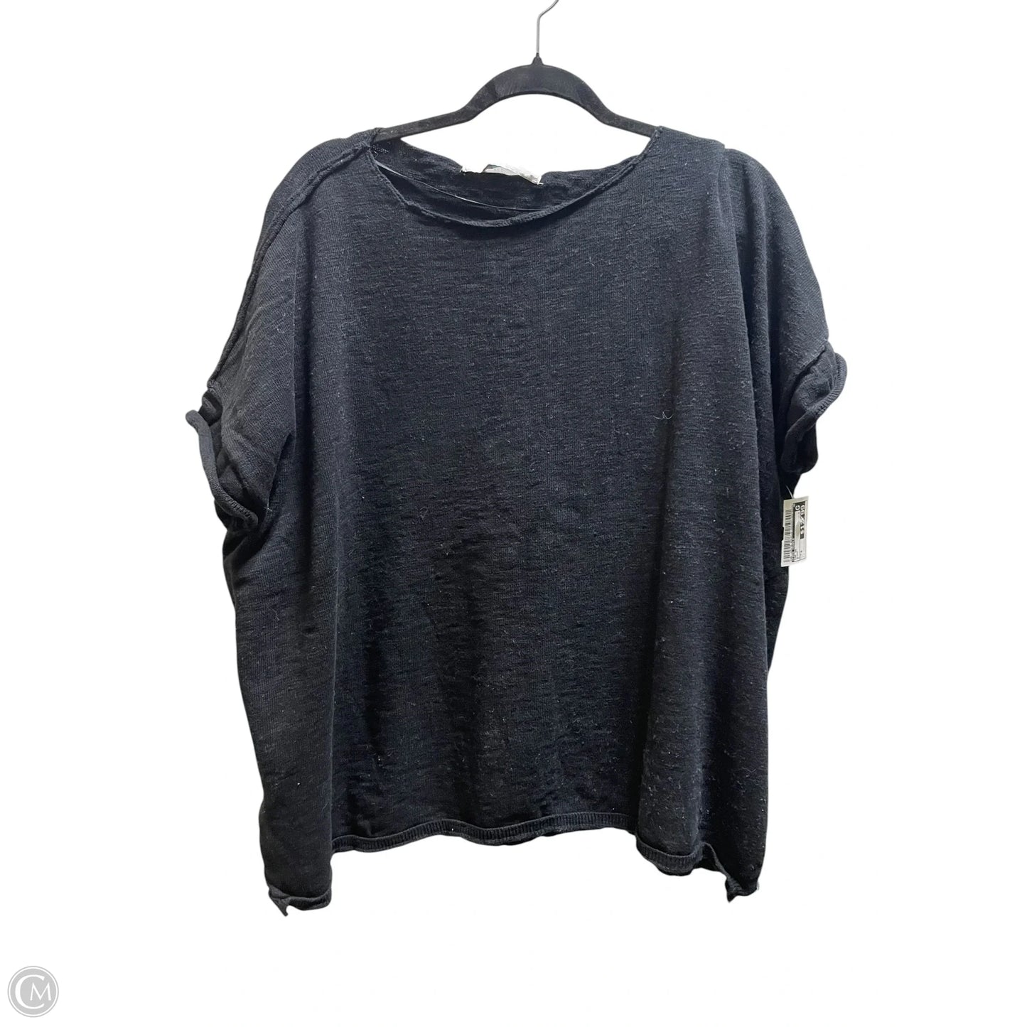 Top Short Sleeve By Free People In Black, Size: S