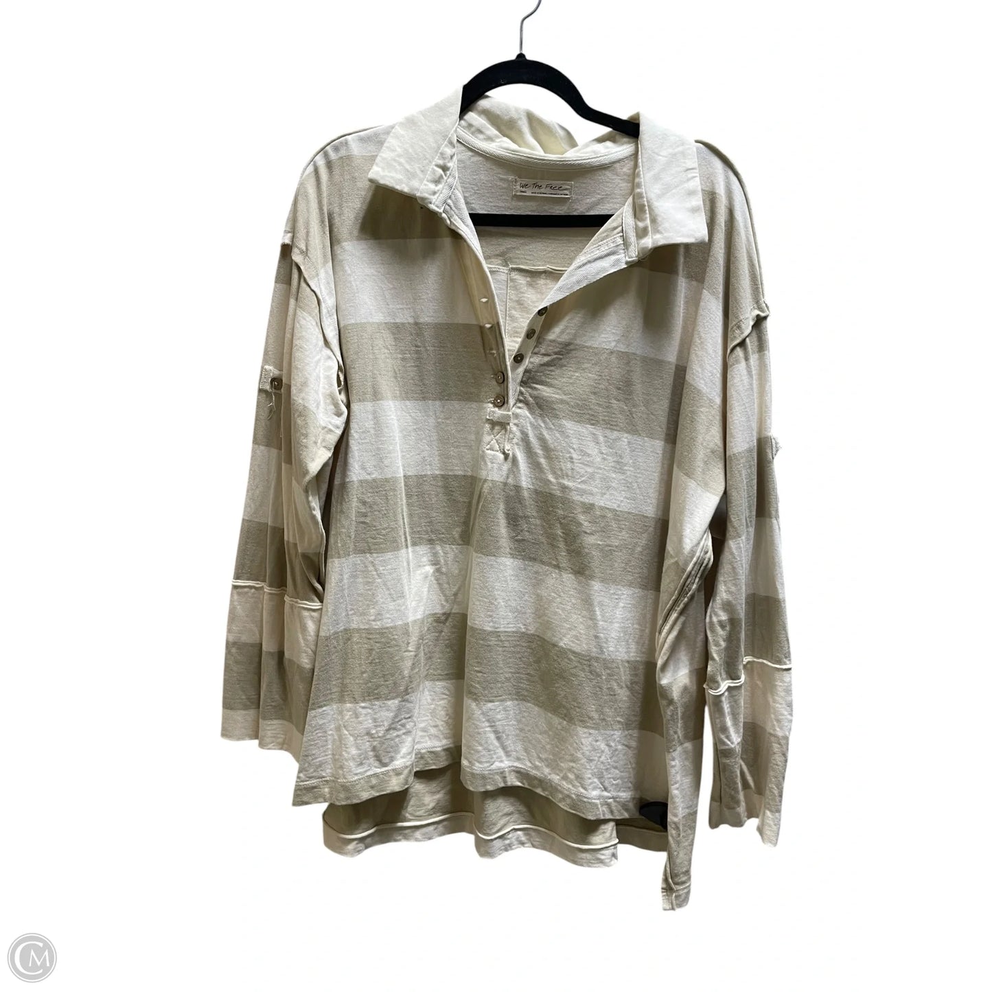 Top Long Sleeve By We The Free In Green, Size: S
