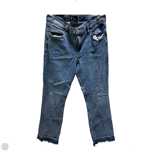 Jeans Skinny By Gap In Blue Denim, Size: 14