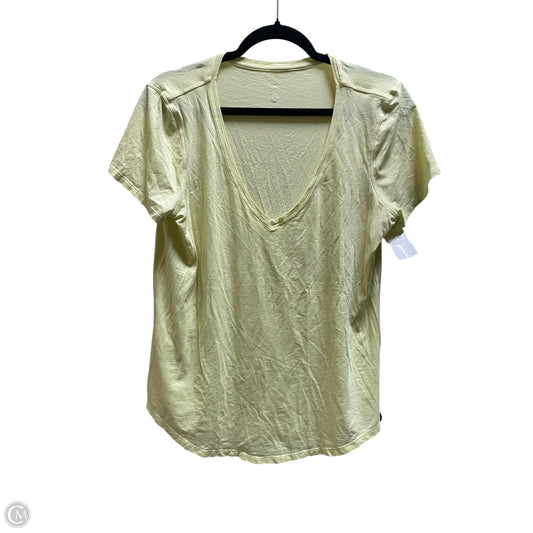 Top Short Sleeve By Lululemon In Green, Size: S