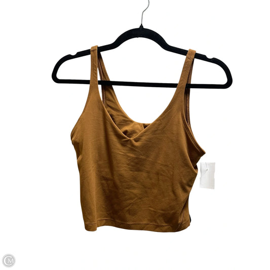 Athletic Tank Top By Lululemon In Brown, Size: 8