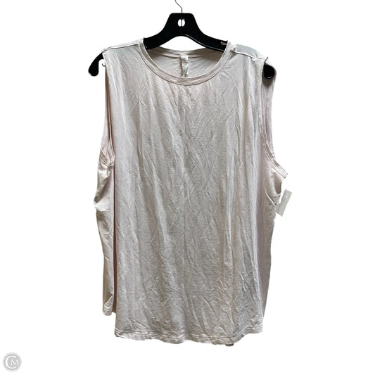 Athletic Tank Top By Lululemon In Pink, Size: L