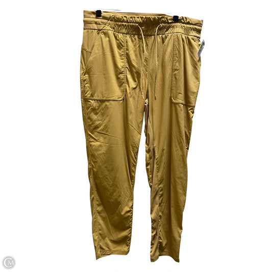 Athletic Pants By Lululemon In Yellow, Size: 12