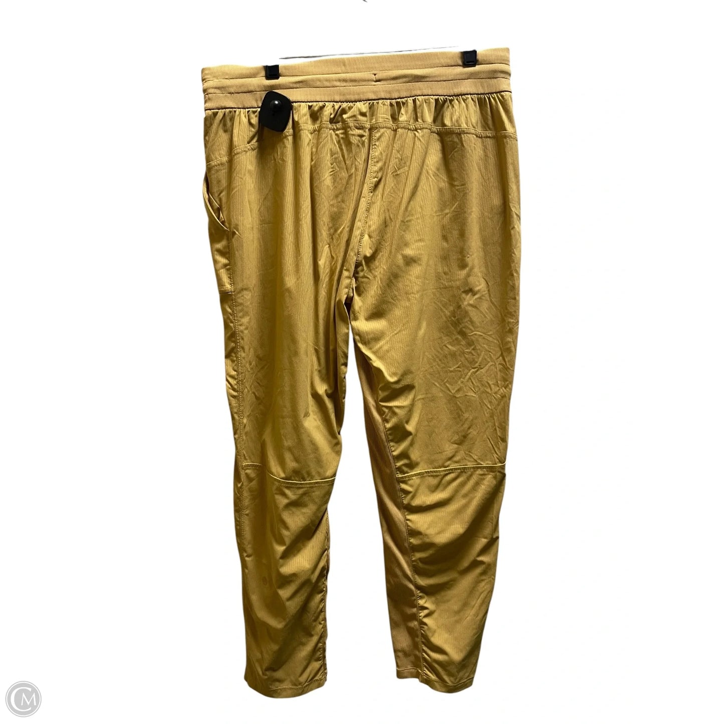 Athletic Pants By Lululemon In Yellow, Size: 12