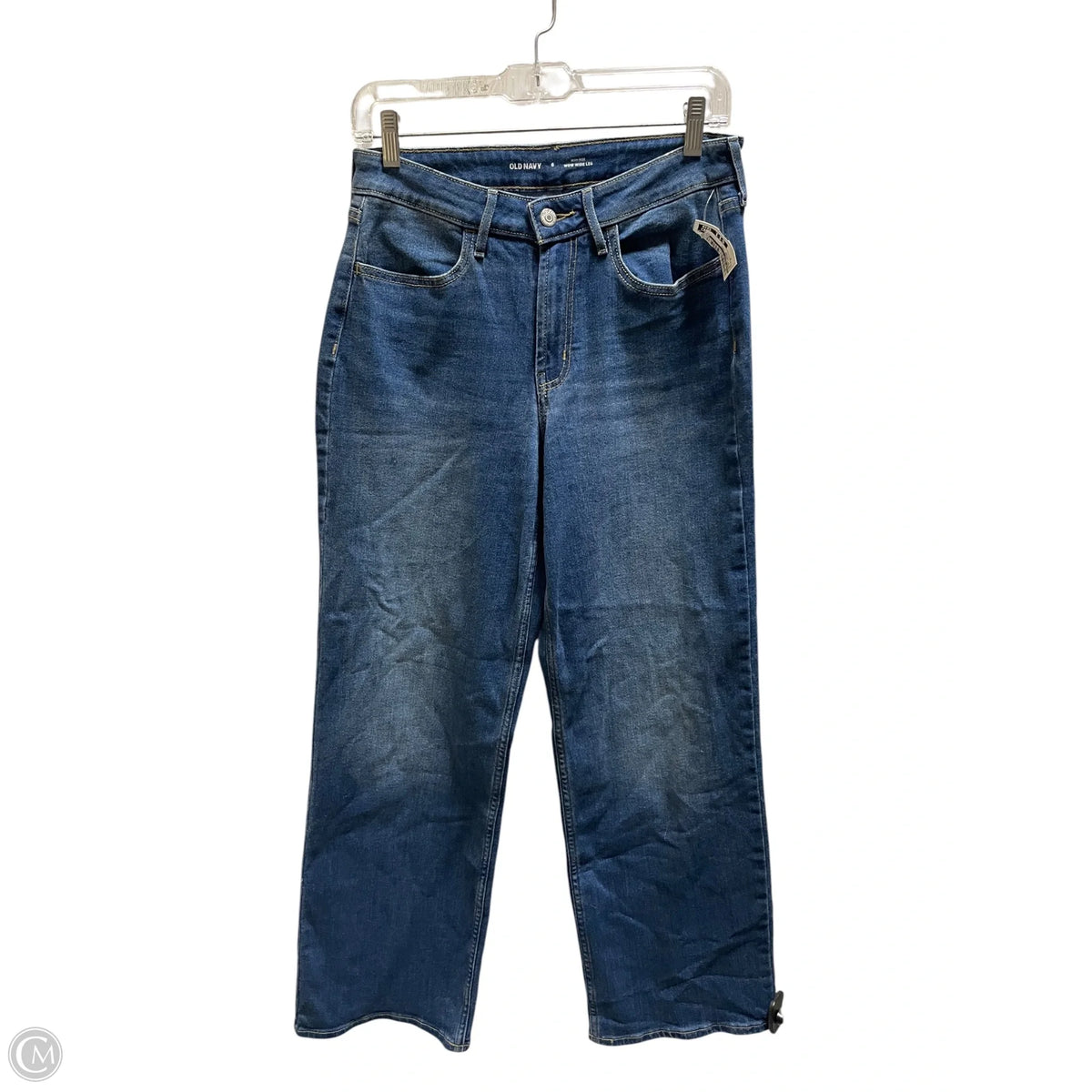 Jeans Wide Leg By Old Navy In Blue Denim, Size: 6