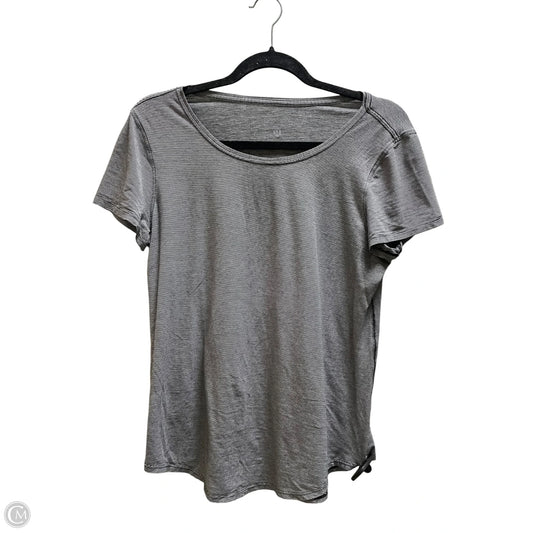 Top Short Sleeve By Lululemon In Black, Size: S