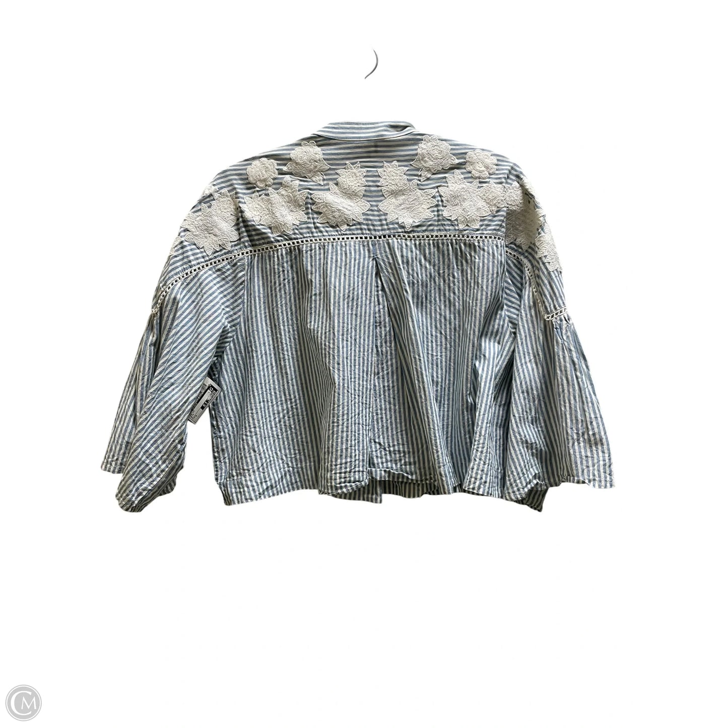 Top Long Sleeve By Free People In Blue, Size: S