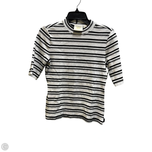 Top Short Sleeve By Maeve In Striped Pattern, Size: S