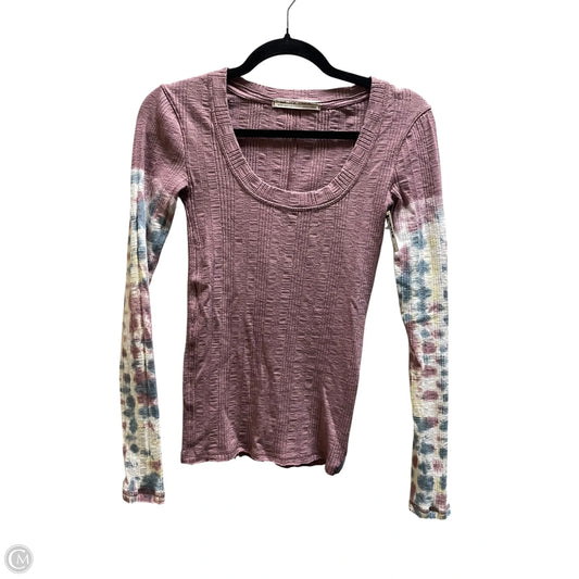 Top Long Sleeve By We The Free In Purple, Size: Xs
