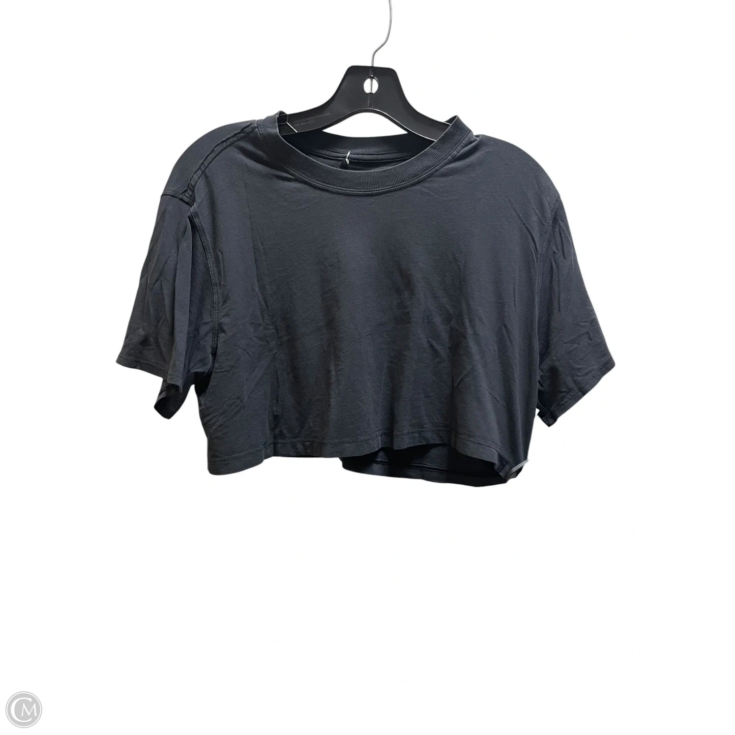 Top Short Sleeve By Lululemon In Black, Size: 6