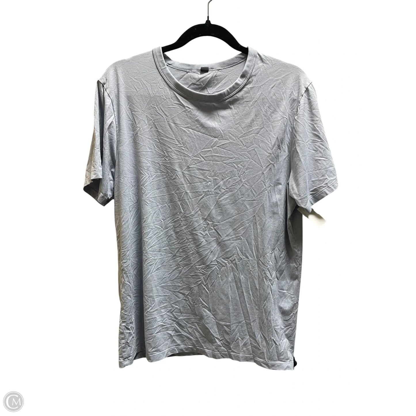 Top Short Sleeve By Lululemon In Blue, Size: M