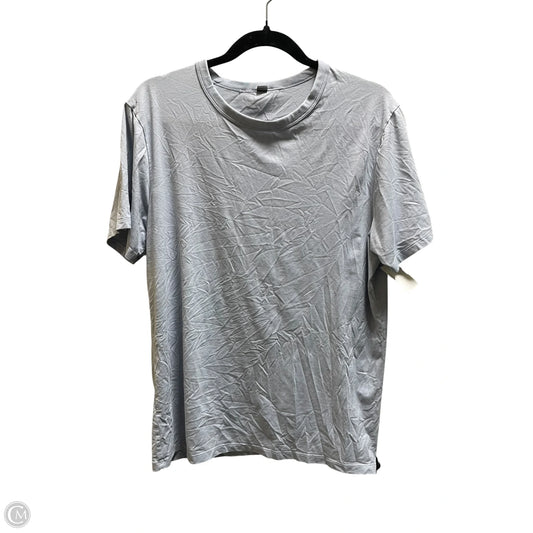 Top Short Sleeve By Lululemon In Blue, Size: M