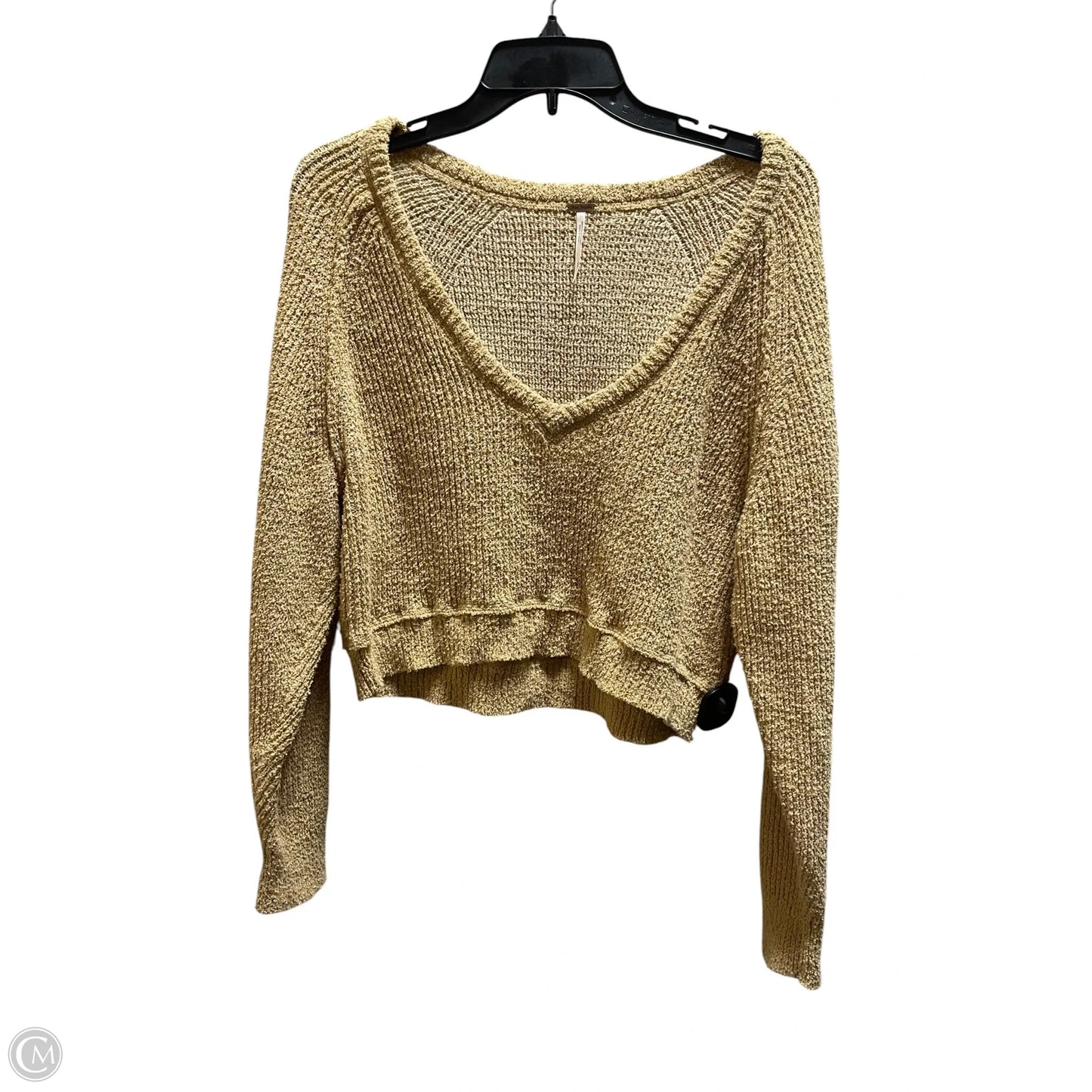 Sweater By Free People In Yellow, Size: Xs