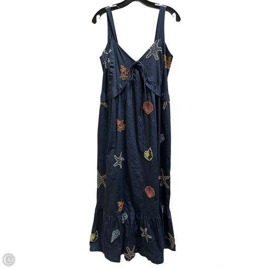 Dress Casual Maxi By Clothes Mentor In Navy, Size: L