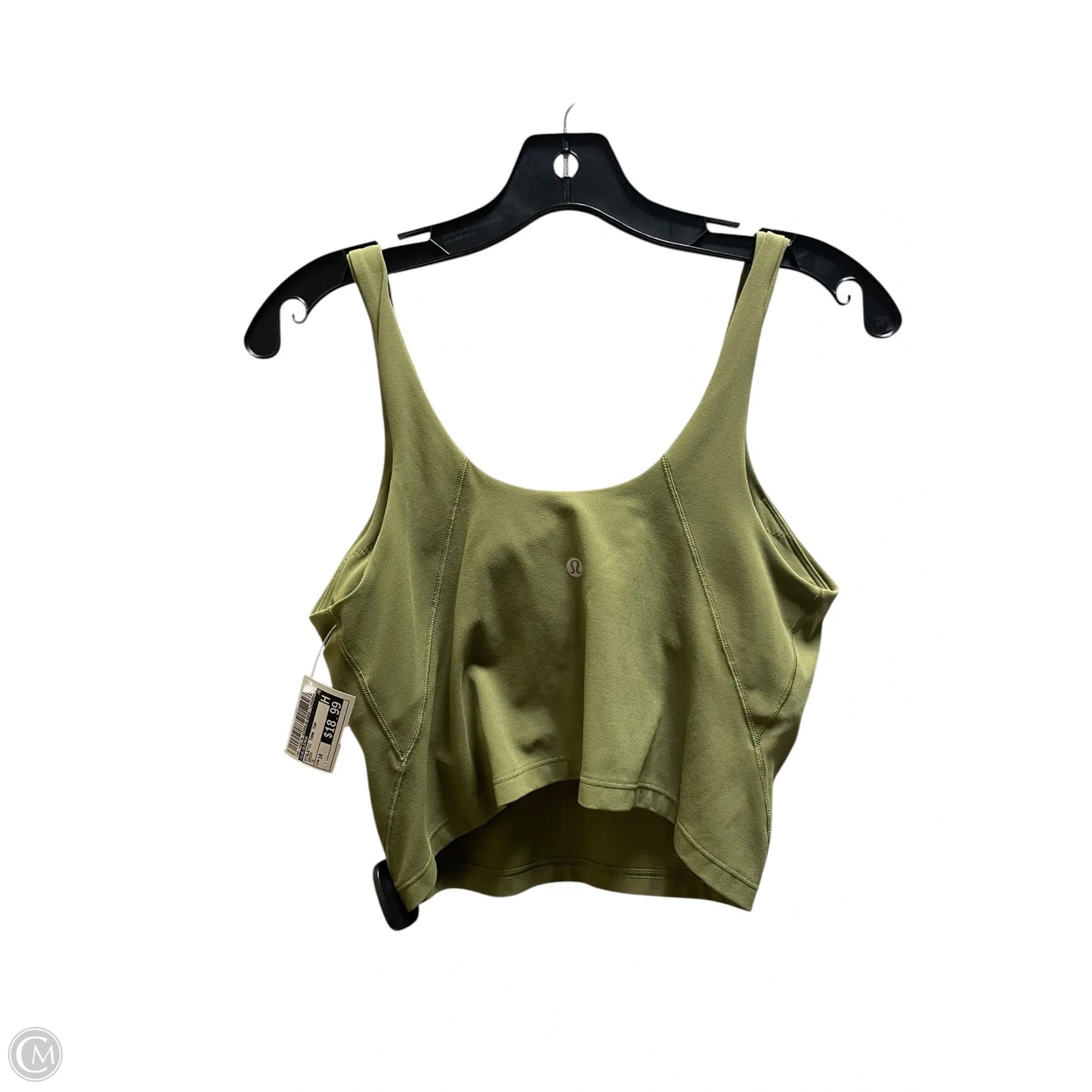 Athletic Tank Top By Lululemon In Green, Size: 10