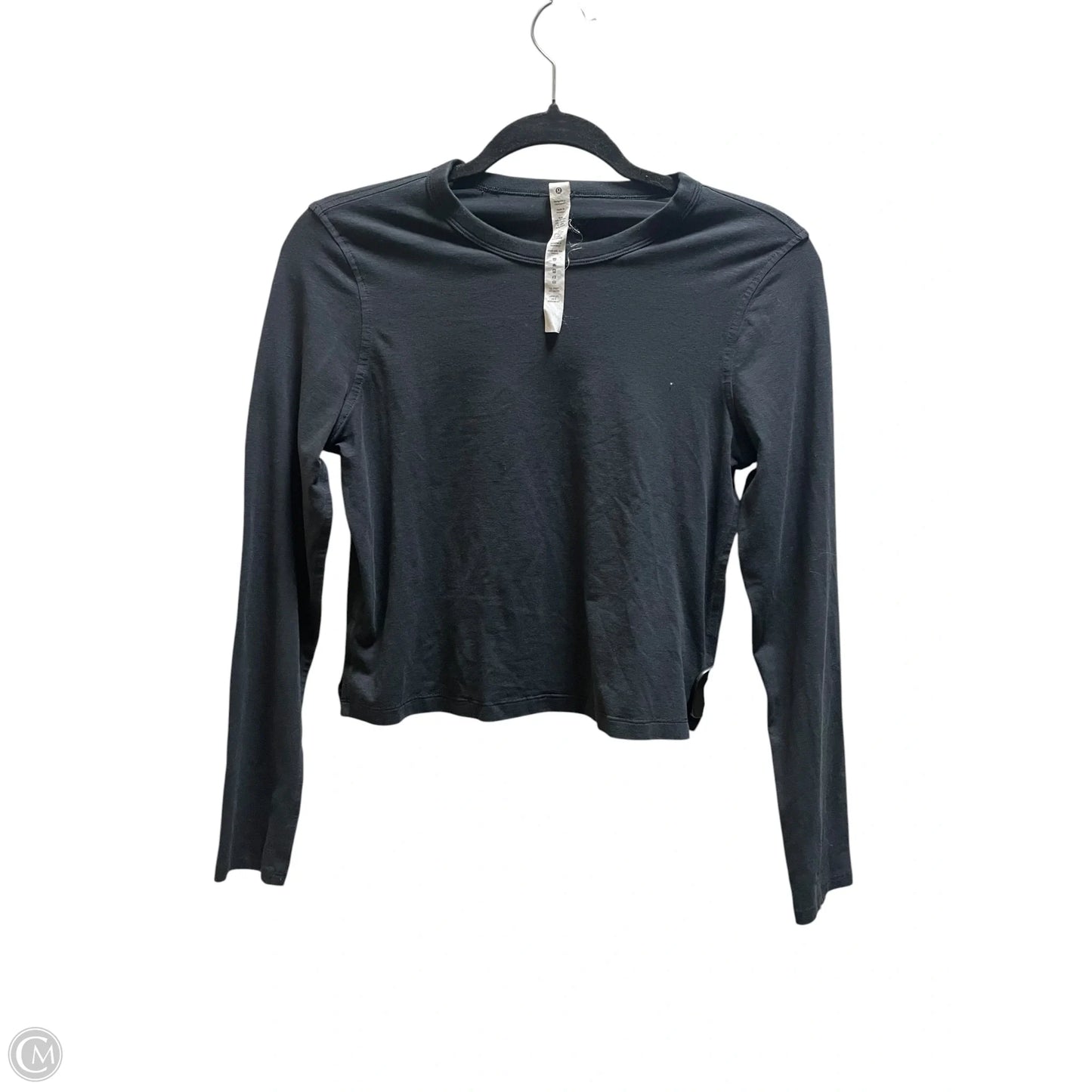 Top Long Sleeve By Lululemon In Black, Size: 2