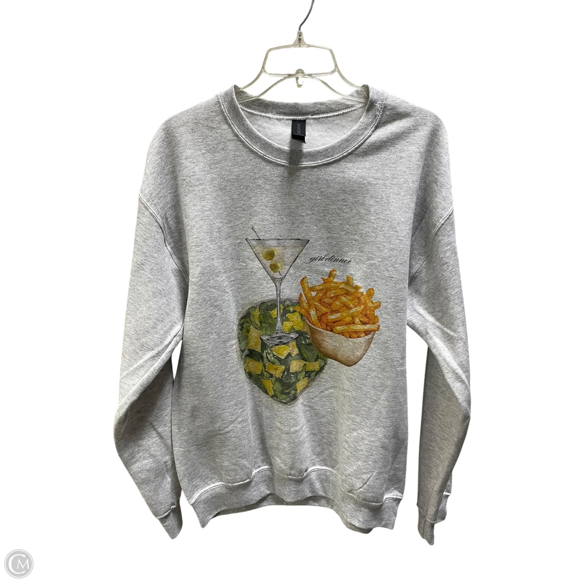 Sweatshirt Crewneck By Gildan In Grey