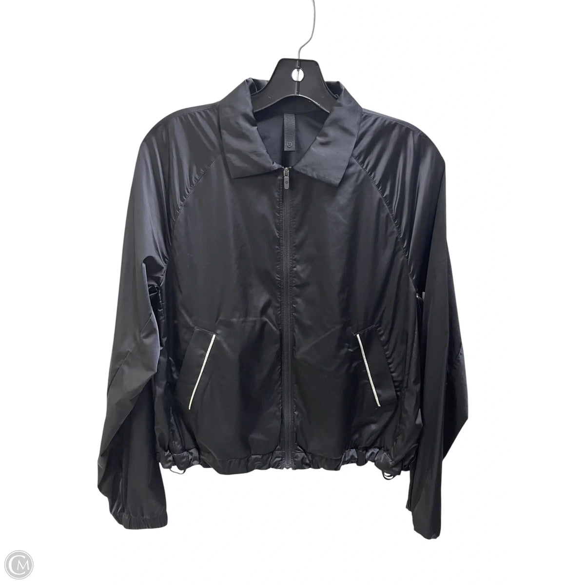 Athletic Jacket By Lululemon In Black, Size: Xs