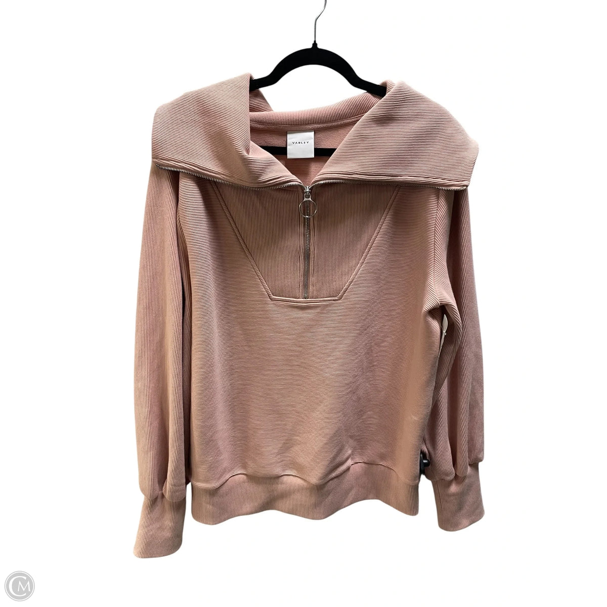 Sweatshirt Collar By Varley In Orange, Size: M