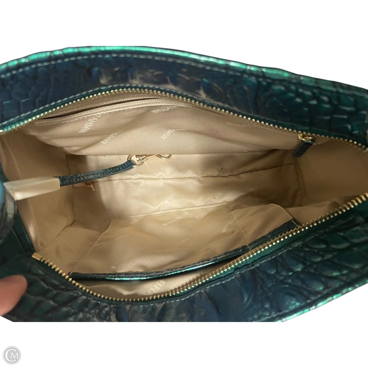 Handbag Designer By Brahmin, Size: Small