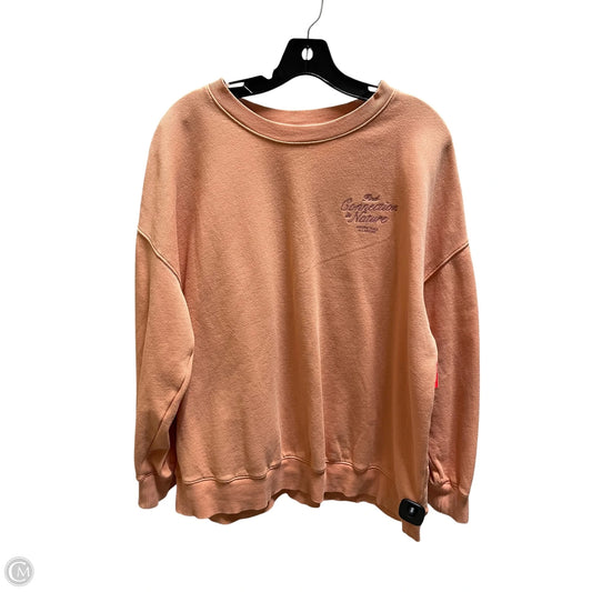 Sweatshirt Crewneck By Old Navy In Orange, Size: L