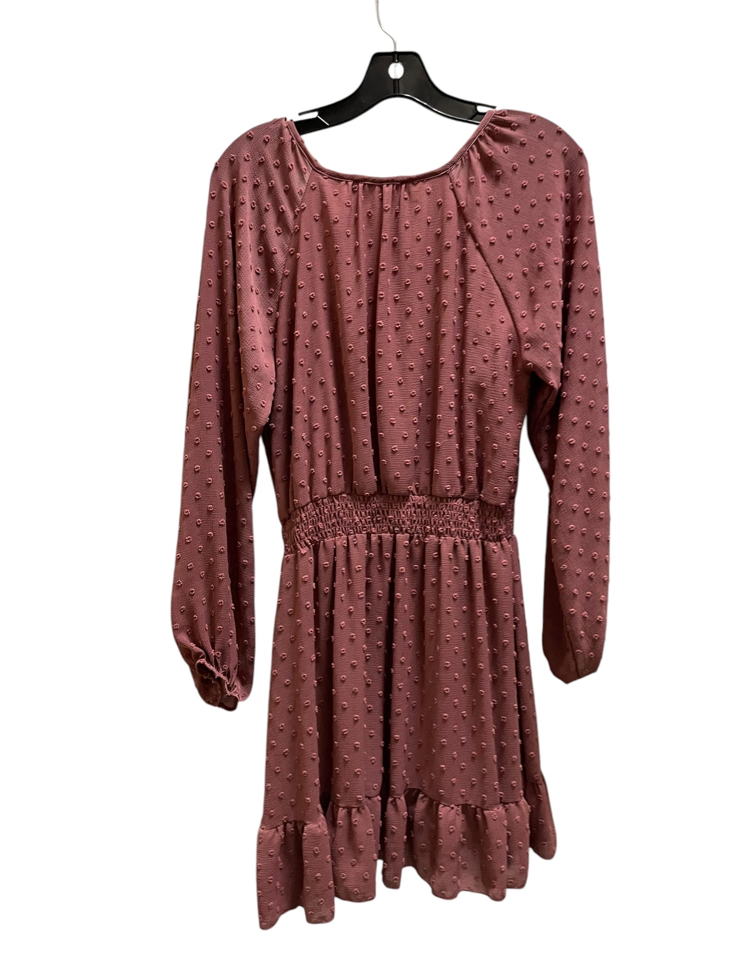 Dress Casual Midi By Altard State In Maroon, Size: M