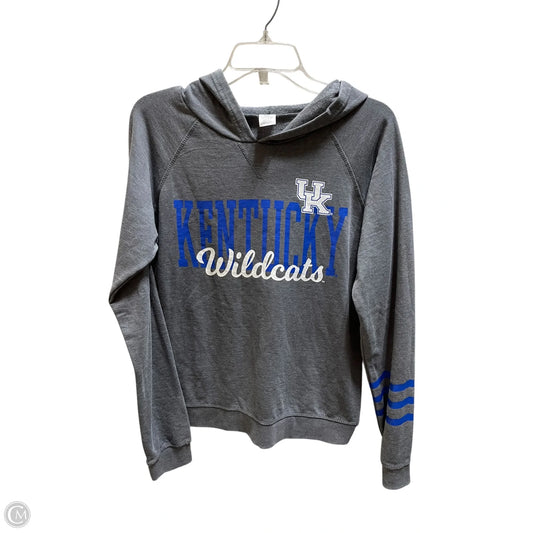 Sweatshirt Hoodie By Clothes Mentor In Grey, Size: S