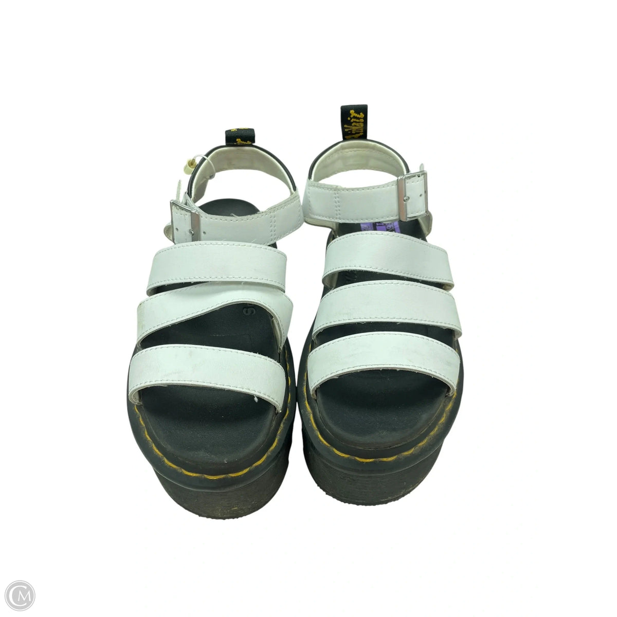 Shoes Designer By Dr Martens In White, Size: 6