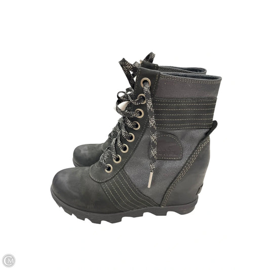 Boots Ankle Heels By Sorel In Black, Size: 7